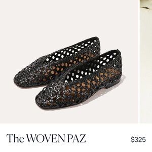 BNIB Margaux Woven Paz flats